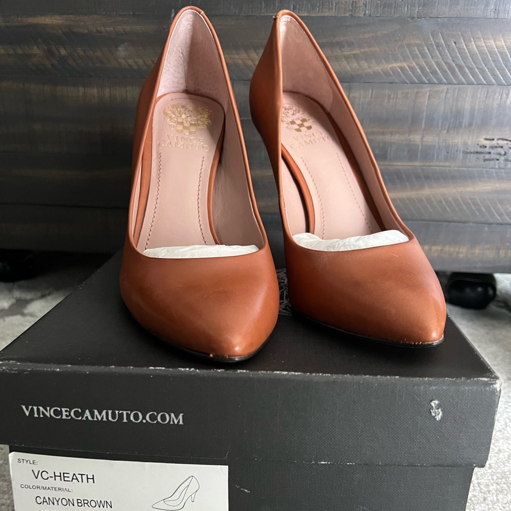 Vince Camuto Canyon Brown Heels